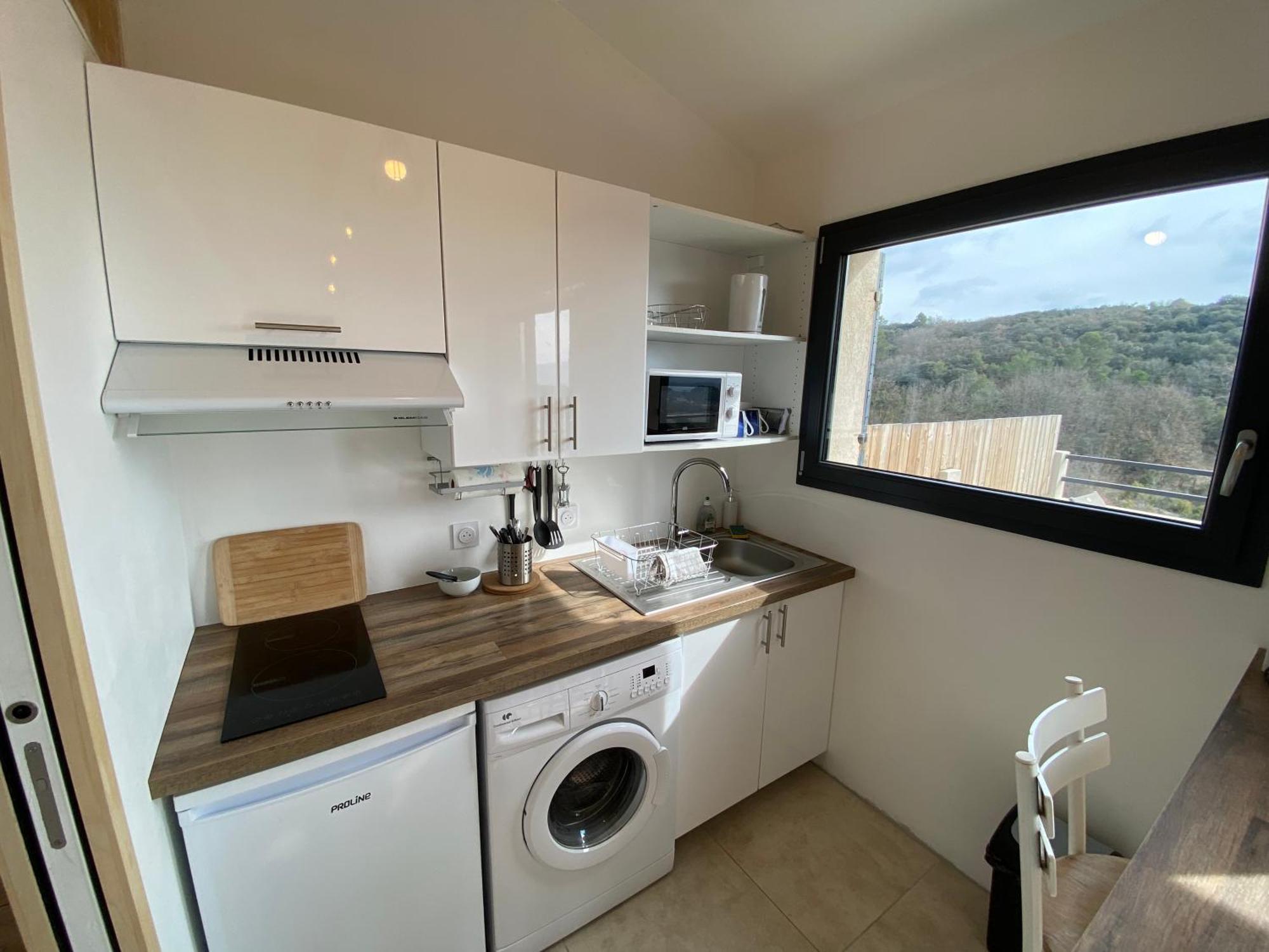 Studio Au Calme, Grande Terrasse Avec Vue Vallee Ginasservis 外观 照片