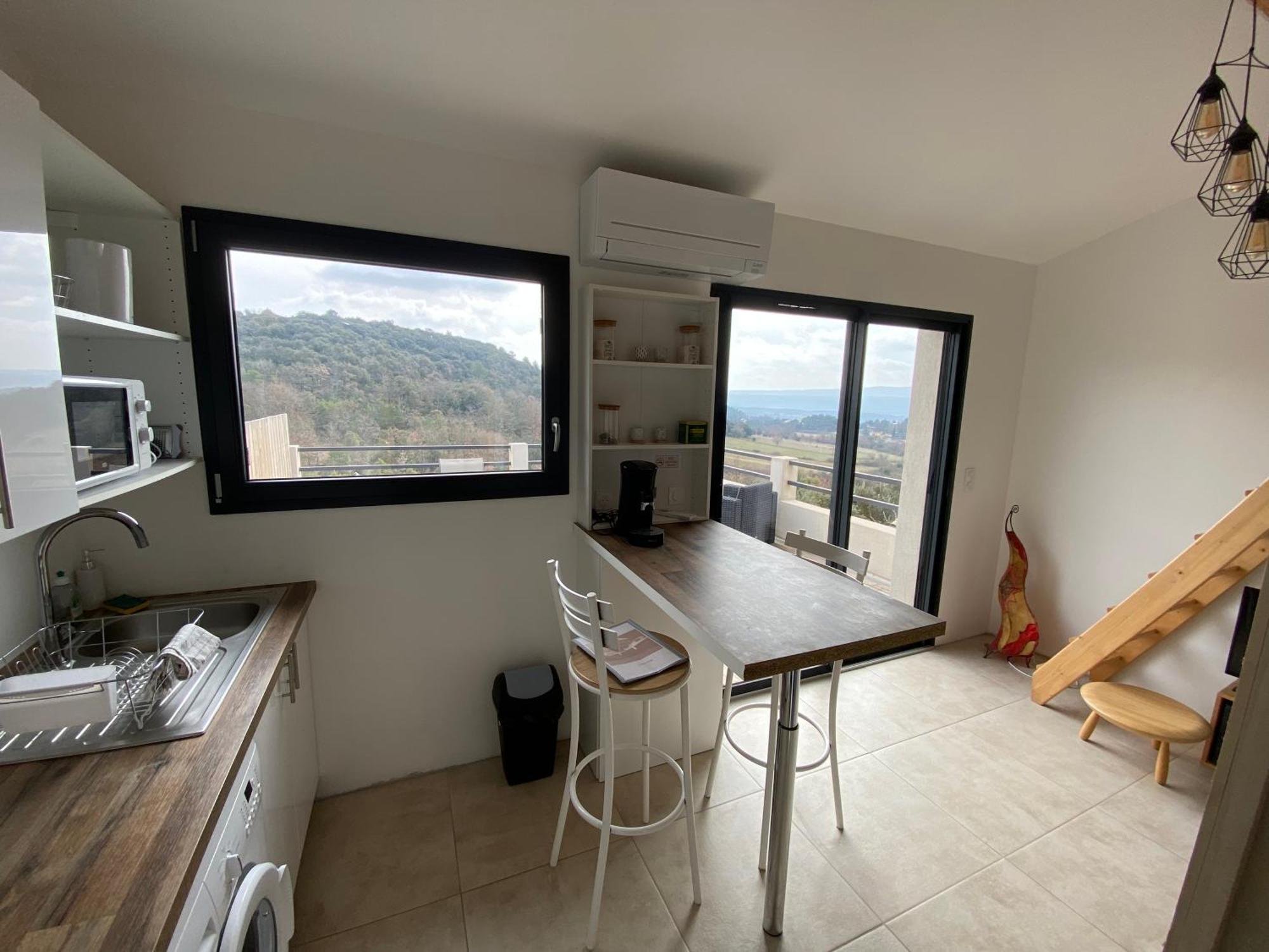 Studio Au Calme, Grande Terrasse Avec Vue Vallee Ginasservis 外观 照片